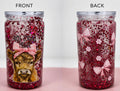 16oz - Premade Highland Cow Snowglobe Tumbler (fast flow)